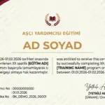 AŞÇI YARDIMCISI EĞİTİMİ