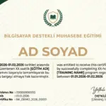 BİLGİSAYAR DESTEKLİ MUHASEBE EĞİTİMİ