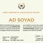 BÜRO YÖNETİMİ VE SEKRETERLİĞİ EĞİTİMİ