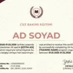 CİLT BAKIMI EĞİTİMİ