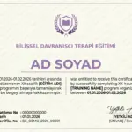 BİLİŞSEL DAVRANIŞÇI TERAPİ EĞİTİMİ