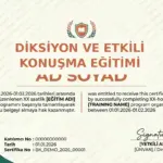 DİKSİYON VE ETKİLİ KONUŞMA EĞİTİMİ