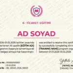E- TİCARET EĞİTİMİ