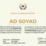 HALKLA İLİŞKİLER EĞİTİMİ