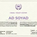 CİNSEL TERAPİ EĞİTİMİ