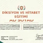 DİKSİYON VE HİTABET EĞİTİMİ