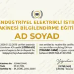 ENDÜSTRİYEL ELEKTRİKLİ İSTİF MAKİNESİ BİLGİLENDİRME EĞİTİMİ