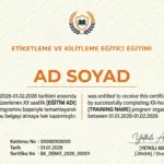 ETİKETLEME VE KİLİTLEME EĞİTİCİ EĞİTİMİ