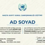HASTA KAYIT KABUL DANIŞMANLIĞI EĞİTİMİ