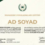 MUHASEBE UYGULAMALARI EĞİTİMİ