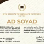 BİTKİ BESLEME VE GÜBRELEME TEKNİKLERİ EĞİTİMİ