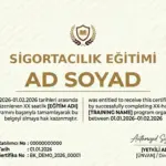 SİGORTACILIK EĞİTİMİ
