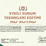 ETKİLİ SUNUM TEKNİKLERİ EĞİTİMİ