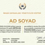 İNSAN KAYNAKLARI YÖNETİCİLİĞİ EĞİTİMİ