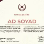 MAKYAJ EĞİTİMİ