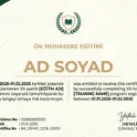 ÖN MUHASEBE EĞİTİMİ