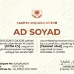 KARİYER KOÇLUĞU EĞİTİMİ