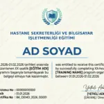HASTANE SEKRETERLİĞİ VE BİLGİSAYAR İŞLETMENLİĞİ EĞİTİMİ