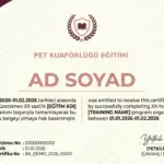 PET KUAFÖRLÜĞÜ EĞİTİMİ