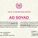 SATIŞ VE PAZARLAMA EĞİTİMİ