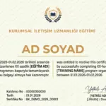 KURUMSAL İLETIŞİM UZMANLIĞI EĞİTİMİ