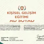KİŞİSEL GELİŞİM EĞİTİMİ