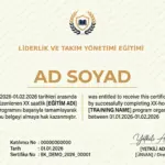LİDERLİK VE TAKIM YÖNETİMİ EĞİTİMİ