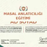 MASAL ANLATICILIĞI EĞİTİMİ
