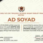 TEHLİKELİ VE ÇOK TEHLİKELİ İŞLERDE AHŞAP İSKELET İMALATI EĞİTİMİ