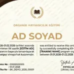 ORGANİK HAYVANCILIK EĞİTİMİ