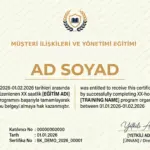 MÜŞTERİ İLİŞKİLERİ VE YÖNETİMİ EĞİTİMİ