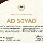ORGANİK TARIM EĞİTİMİ