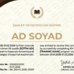 SAHLEP YETİŞTİRİCİLİĞİ EĞİTİMİ