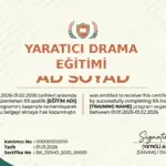 YARATICI DRAMA EĞİTİMİ