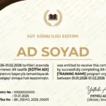 SÜT SIĞIRCILIĞI EĞİTİMİ