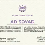 SANAT TERAPİ EĞİTİMİ