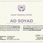 SANAT TERAPİSİ EĞİTİMİ