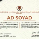 TEHLİKELİ VE ÇOK TEHLİKELİ İŞLERDE İNŞAAT BOYACILIĞI EĞİTİMİ
