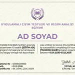 UYGULAMALI ÇİZİM TESTLERİ VE RESİM ANALİZİ EĞİTİMİ