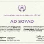 YAPILANDIRILMIŞ OYUN TERAPİSİ EĞİTİMİ