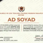 TEHLİKELİ VE ÇOK TEHLİKELİ İŞLERDE MOBİLYA İMALATÇISI EĞİTİMİ