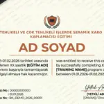 TEHLİKELİ VE ÇOK TEHLİKELİ İŞLERDE SERAMİK KARO KAPLAMACISI EĞİTİMİ